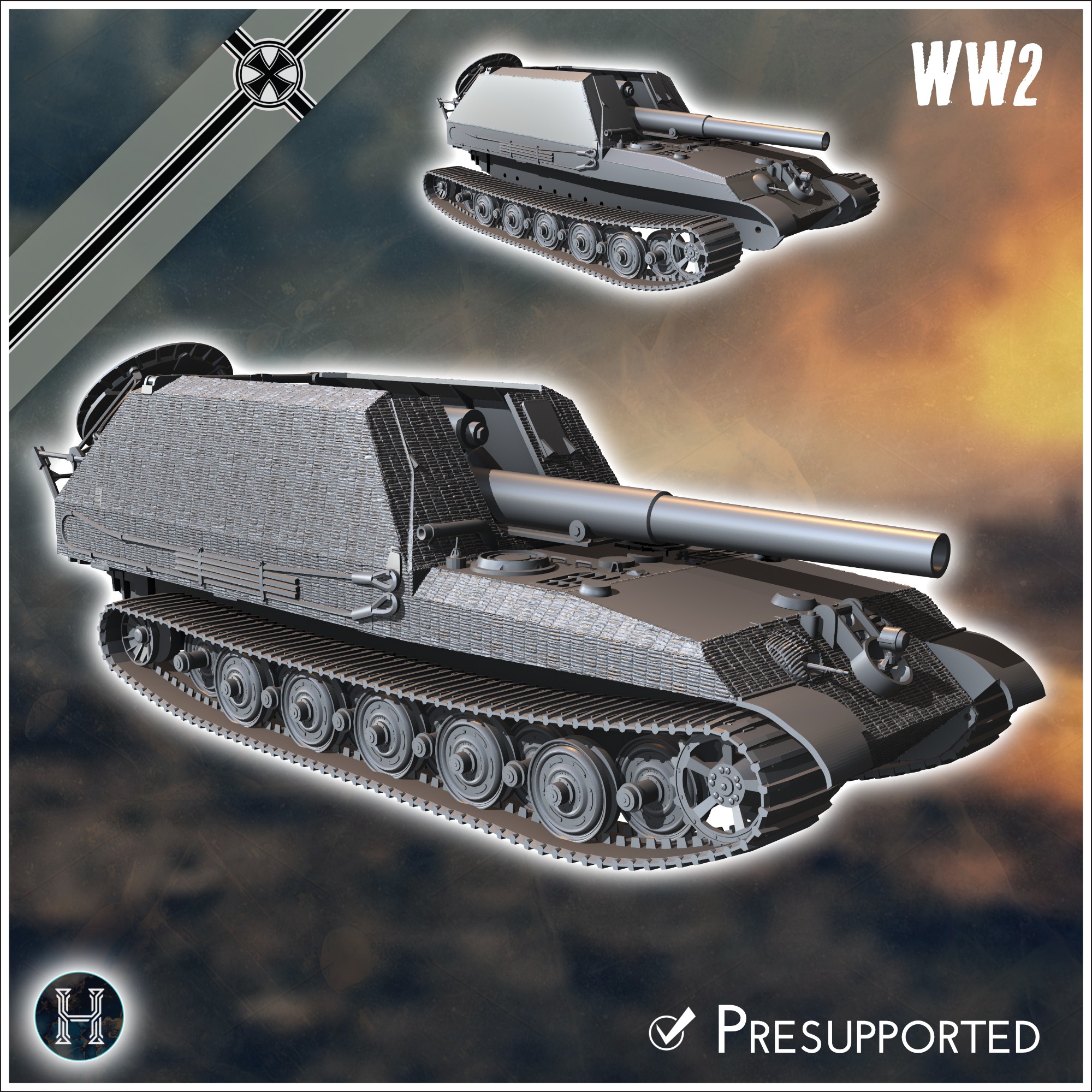 Waffenträger Grille 21 210mm - Germany Eastern Western Front Normandy Stalingrad Berlin Bulge WWII